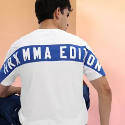 HRX by Hrithik Roshan Brand Logo Detail Typography Printed T-shirt-picture-29