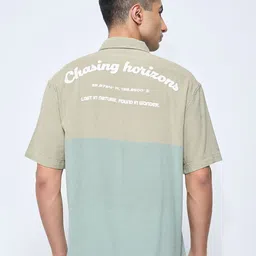 7 Alt by Pantaloons Men Colourblocked Casual Shirt image 4