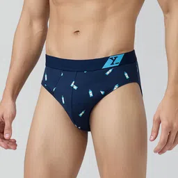 XYXX Men Pack Of 3 Printed Antimicrobial Cotton Basic Briefs XYBRF3PCKN897 image 4
