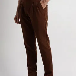 Blu MNKY Men Classic Pleated Trousers image 2