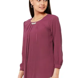 G0-4 IT Women Pleated Georgette Top image 5