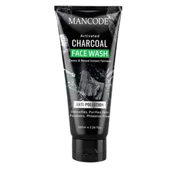 MANCODE Charcoal Anti- Pollution Face Wash- 100ml image 1