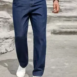 LINARIA Men Classic Relaxed Fit Slash Knee Jeans-picture-19