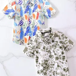 RAVYA TRENDZ Boys Classic Printed Casual Shirt-picture-47