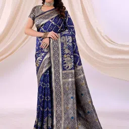 Moda Rapido Ethnic Motifs Zari Silk Cotton Kanjeevaram Saree-picture-17