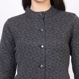 KEIKO Women Abstract Cardigan Sweaters image 2