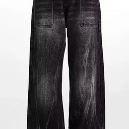 StyleCast Men Washed Baggy Mid-Rise Light Fade Jeans image 2