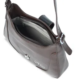 PELLE LUXUR Women Solid Crossbody Sling Bag image 3