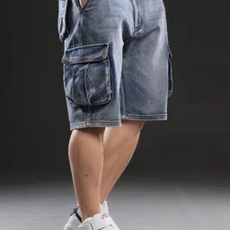 KPOP Men Regular Fit Cotton Shorts image 2