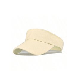 Infispace Unisex Cotton Adjustable Sports Sun Visor Cap-picture-12