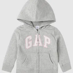 GAP Girls Logo Printed Relaxed-Fit Hooded Sweatshirt-picture-38