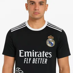dostitch Men Real Madrid Football Jersey Black Dragon Special Edition-picture-33
