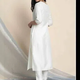 TURITY Women Floral Regular Kurta with Trousers & With Dupatta image 5