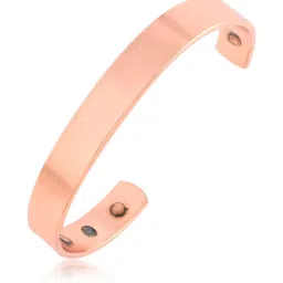 Missmister Unisex Brass Antique Copper-Plated Kada Bracelet-image-68