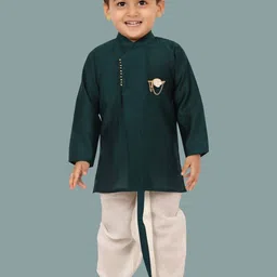 Little Desi Boys Regular Kurta with Dhoti Pants-picture-32