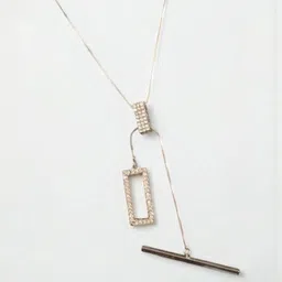 SAPRAA TRENDS Women Copper Artificial Stones and Beads Pendant image 2