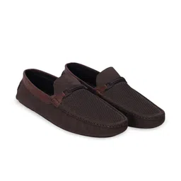 Fresco Italia Men Textured Slip-On Smart Casual Loafers-picture-20