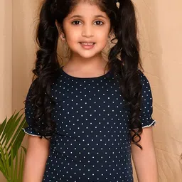 Kids Cave Girls Printed Pockets T-shirt-image-62