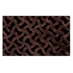 Kuber Industries Brown Textured Anti Skid Doormat image 2