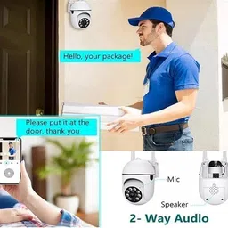 generic EYETECH 360 Security Light Vision, Night Vision Camera Remote Indoor 1080p V380 Pro App 360 Degree Watch Live Streaming image 3