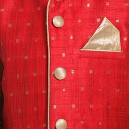 VASTRAMAY Boys Mandarin Collar Regular Stright Kurta with Pyjamas image 5