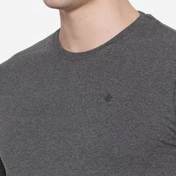 Greenfibre Men Grey Slim Fit T-shirt image 2