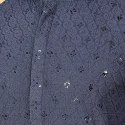 Sultan The King Of Kurta Men Ethnic Motifs Chikankari Regular Cotton Kurta image 2