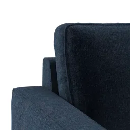 urban ladder create Apollo 2 Fabric Seater Sofa in Cobalt Colour image 3