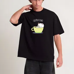 Stitchmeashirt Men Printed Drop-Shoulder Sleeves Activchill T-shirt-picture-21