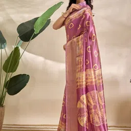 Okom Silk Blend Mysore Silk Saree image 5