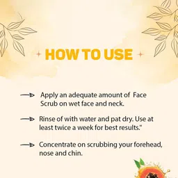 LOLEY Papaya Detan Deep Cleansing Face Scrub with Papaya Extract & Glycolic Acid - 50 ml image 5