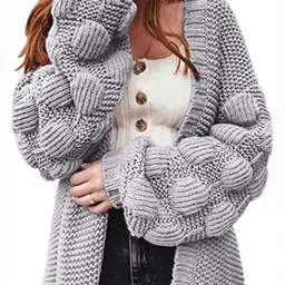 StyleCast Women Cable Knit Cardigan-image-9