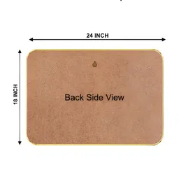 Myntra Elegant Homes Pink & Yellow 1 Piece Wood Abstract Wall Paintings image 5