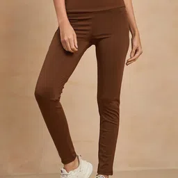 COLOR CAPITAL Women Pack of 4 Skin Fit Antimicrobial Tights image 3