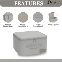 Panchhi Store Grey 12 Pieces Drawer Organisers image 4