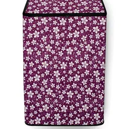 The Furnishing Tree Purple PVC Washing Machine Covers-picture-35