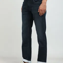 Turtle Men Narrow Tapered Fit Light Fade Stretchable Jeans image 3