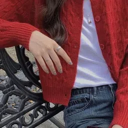 StyleCast Women Cable Knit Cardigan image 2