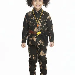 NEW GEN Girls Printed Shirt with Trousers-picture-48