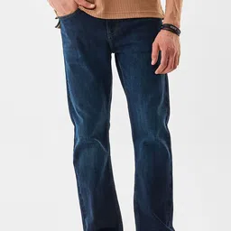Snitch Men Snitch Indigo Mid-Rise Straight Fit Jeans-picture-18