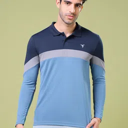 Technosport Men Polo Collar Anti Static Slim Fit T-shirt-picture-33