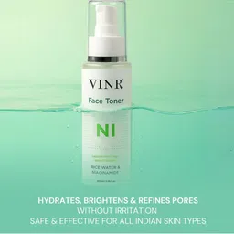 VINR Set Of 3 Face Moisturizer - 50 g & Face Toner & Face wash - 100 ml Each image 5