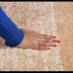 MAA HOME CONCEPT Beige & White Textured Microfiber Anti Skid 1600GSMBathMat image 5