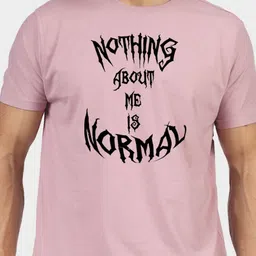 Greylongg Men Typography Printed Round Neck T-shirt image 2