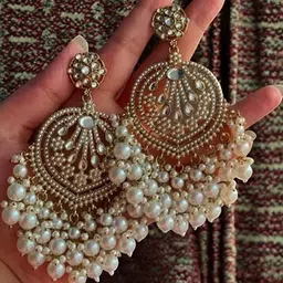 Brado Jewellery Contemporary Chandbalis Earrings image 2