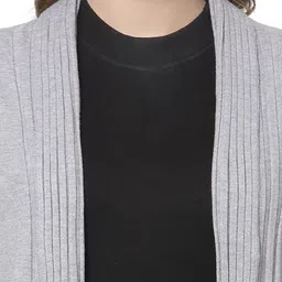 Mafadeny Long Sleeves Open Front Shrug image 5