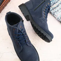 Killer Men Round Toe Laced Up Boots-image-62