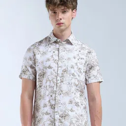 Flying Machine Men Classic Floral Opaque Printed Casual Shirt image 5