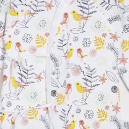 The Mom Store Infants Pack Of 3Printed Cotton Rompers image 4