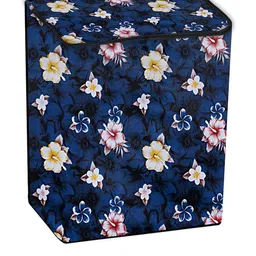 The Furnishing Tree Washing Machine Cover Floral Pattern Blue Compatible for Whirlpool 9Kg Semi-Aut image 5